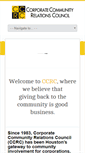 Mobile Screenshot of ccrchouston.org